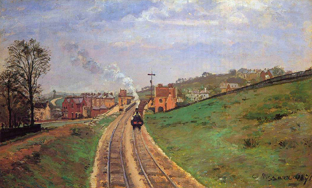 Lordship Lane Station Dulwich by Camille Pissarro