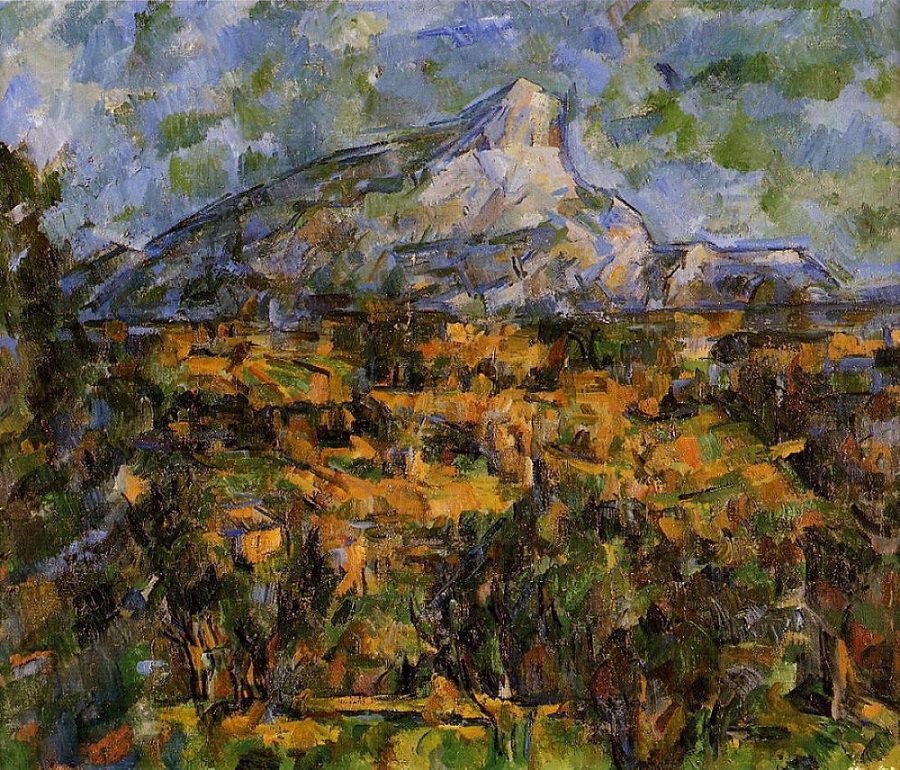 Mont Sainte-Victoire, 1902 by Paul Cezanne