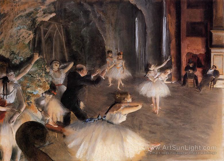 The Ballet Rehearsal by Edgar Degas