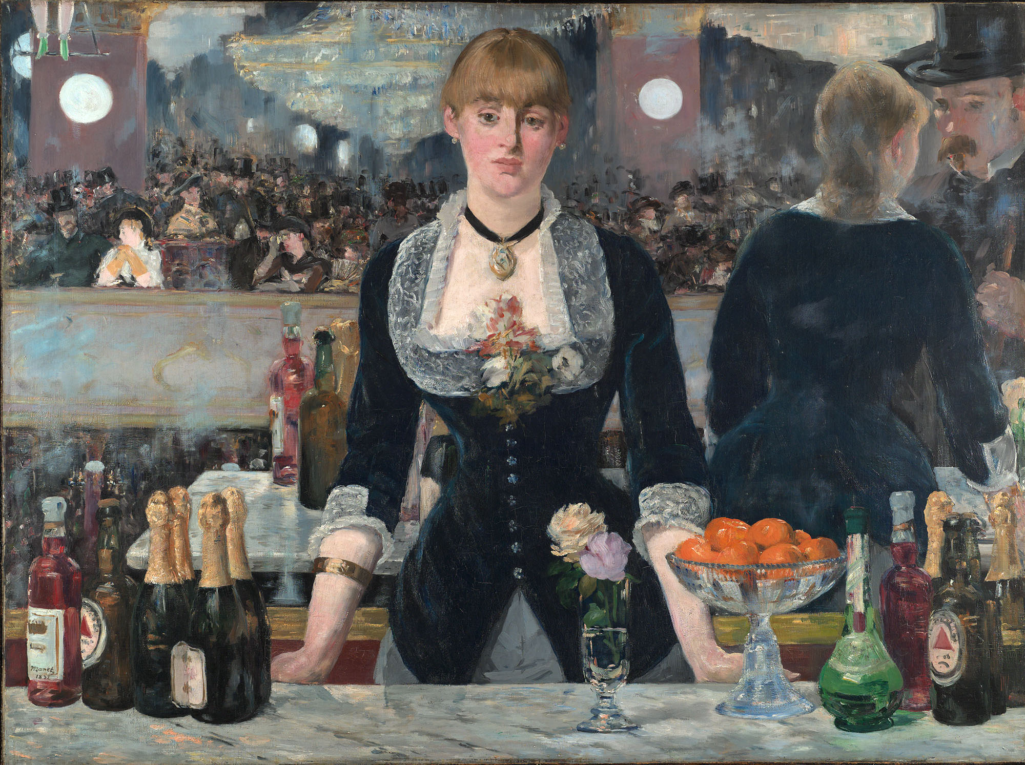 A Bar at Folies-Bergere by Edouard Manet