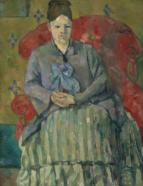  Madame Cezanne in a Red Armchair, 1877 by Paul Cezanne